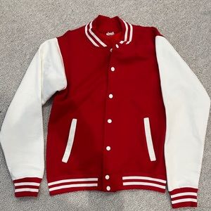 Varsity College Bomber Jacket Coat Sweater Retro Sport Gym Collegiate Athletic M